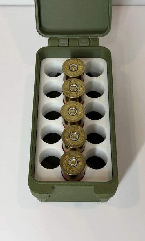 Ammo Box - 12/16/20 Gauge Shotgun Shells x 15