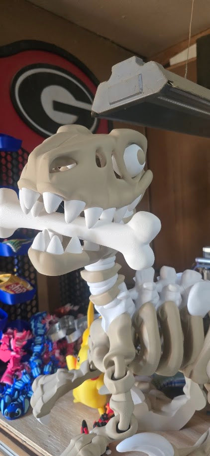 Extra Large Articulated T-Rex Skeleton – 3D Printed Dinosaur