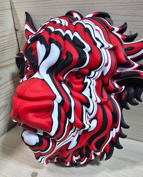 3D Printed Highland Cow Wall Art – Multi-Color Layered Farmhouse Décor