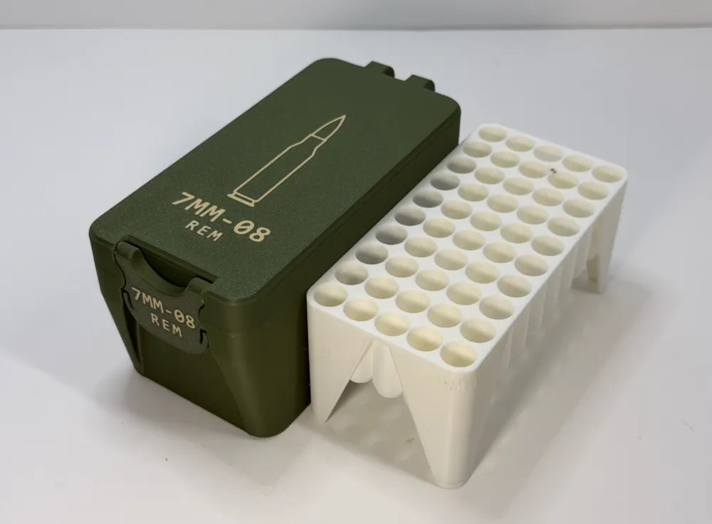 Ammo Box - 7mm-08 REM - 50 Rounds