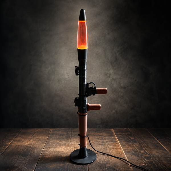 3D Printed Rocket Lava Lamp
