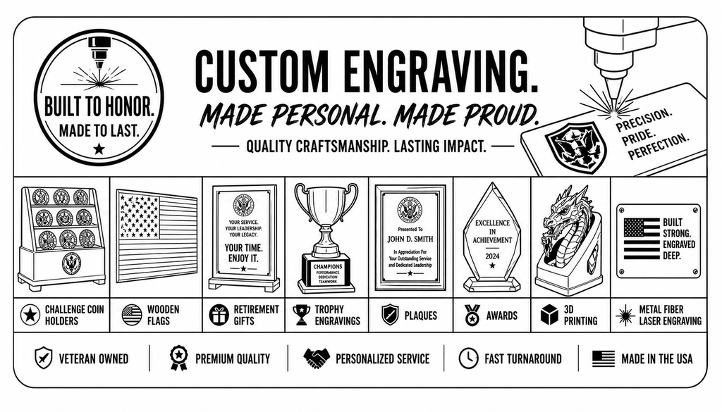 Premium Double-Sided Laser Engraved Metal Business Cards